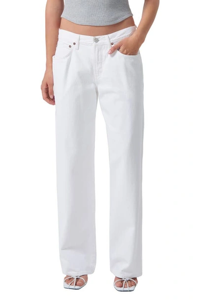 AGOLDE FUSION LOW RISE RELAXED STRAIGHT LEG ORGANIC COTTON JEANS