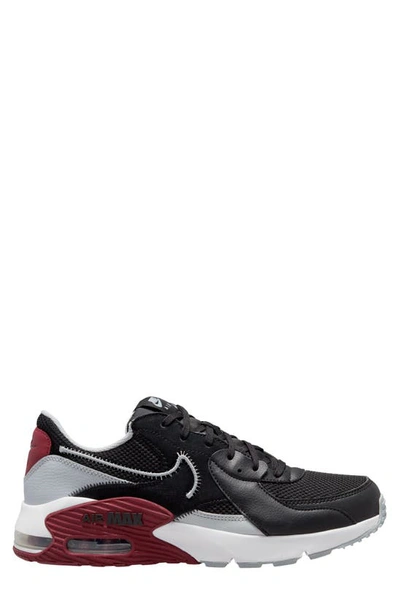 Nike Air Max Excee Sneaker In Black/ Wolf Grey/ Team Red