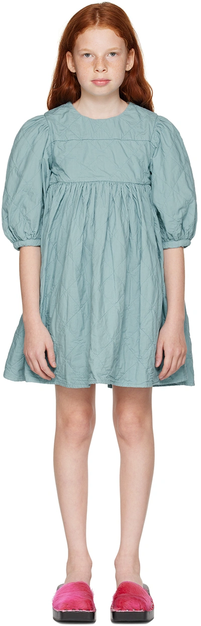 Morley Kids Blue Noah Dress In Cameo