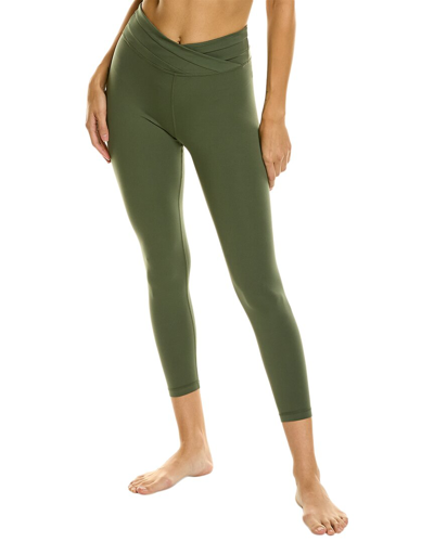 Sweaty Betty Power 7/8 Camouflage-print Stretch-woven In Green