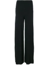 Norma Kamali Wide Leg Trousers In Black