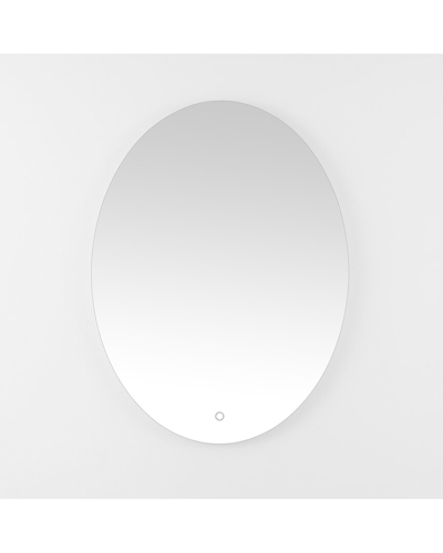 Safavieh Nolan Led Mirror With Dimmable Touch Switch In White