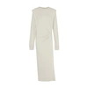 Isabel Marant Étoile Mafalda Long-sleeve Maxi Dress In Ecru