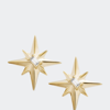 NUNCHI ASTER GOLD STAR EARRINGS