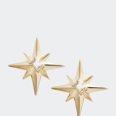 Nunchi Aster Gold Star Earrings