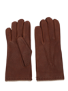 ORCIANI GRAINED LEATHER GLOVES
