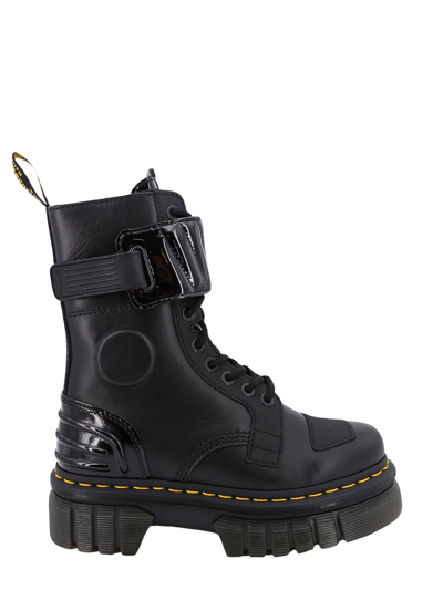 Dr. Martens' Audrick 10i Combat Boot In Black Nappa Lux