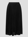 VERSACE JEANS COUTURE LOGO PLEATED SKIRT
