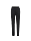 Dolce & Gabbana Dart-front Tailored Trousers In Nero