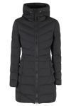 Canada Goose Women Clair Long Down Jacket In Black