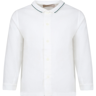 La Stupenderia Kids' White Shirt For Boy