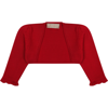 LA STUPENDERIA RED CARDIGAN FOR BABY GIRL