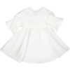 LA STUPENDERIA WHITE DRESS FOR GIRL