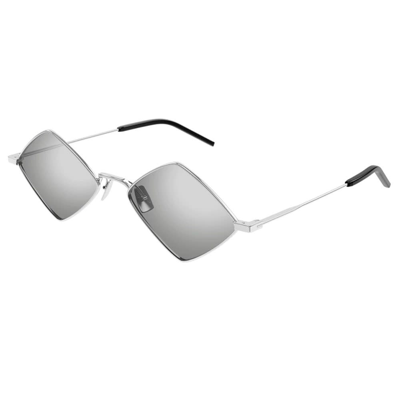 Saint Laurent Sunglasses In Silver/silver