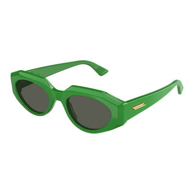 Bottega Veneta Sunglasses In Verde/grigio