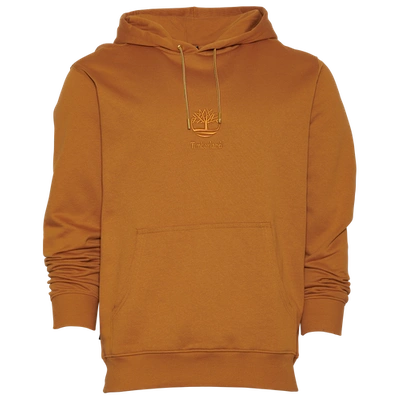 Timberland Mens  Logo Hoodie In Wheat