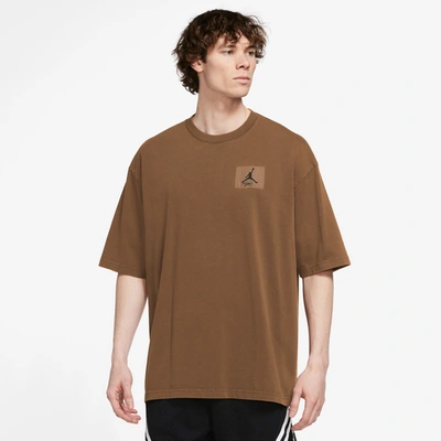 Jordan Men's  Flight Essentials Oversized T-shirt In Brown