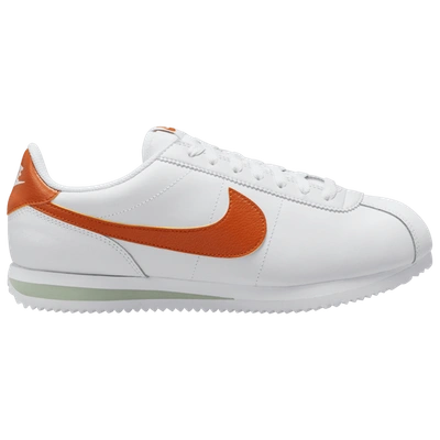 Nike Cortez Sneakers In Orange/white