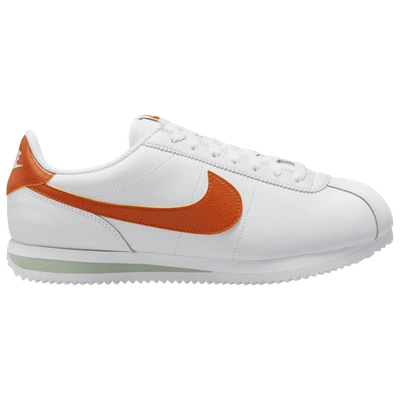 Nike Cortez Sneakers In White/campfire Orange/jade Horizon