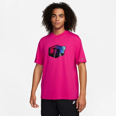 Nike Mens  Nsw Tuned Air Graphic T-shirt In Game Royal/fireberry