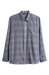 TRAVISMATHEW CLOUD FLANNEL BUTTON-UP SHIRT