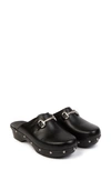 Penelope Chilvers Horsebit Clog In Black