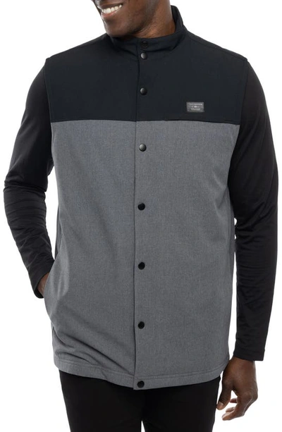 Travismathew Navigational Report Waistcoat In Black