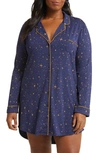 Nordstrom Moonlight Eco Nightshirt In Navy Starry Night