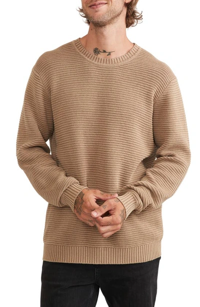 Marine Layer Garment Dye Sweater In Slate