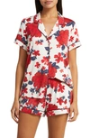 Nordstrom Moonlight Eco Short Pajamas In Ivory Egret Romantic Peony