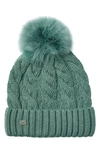 Soia & Kyo Soia And Kyo Pom-pom Knit Hat In Grey