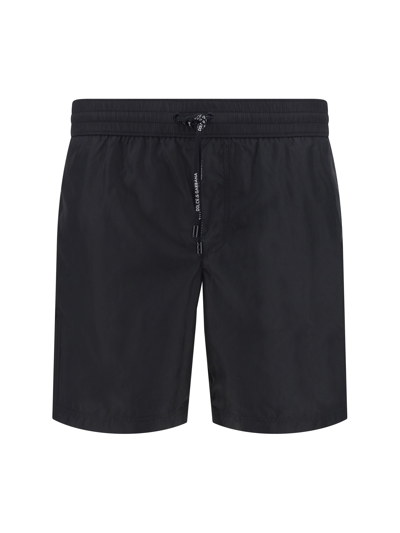 Dolce & Gabbana Nylon Swim Shorts In Multicolor