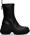 MONCLER BLACK RESILE BOOTS