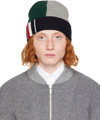 Thom Browne Multicolor Fun-mix Beanie In 310 Dk Green