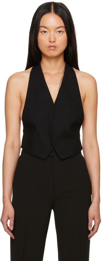 Ann Demeulemeester Woman Black Waistcoats