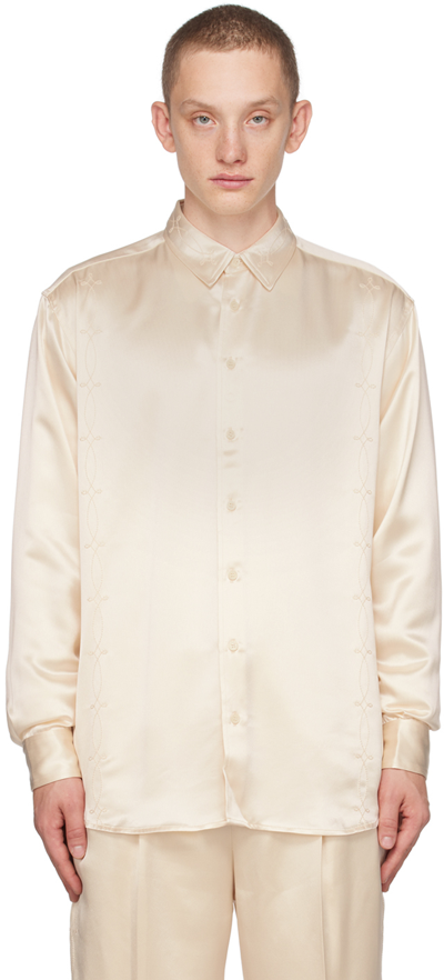 Soulland Off-white Damon Shirt In Off White