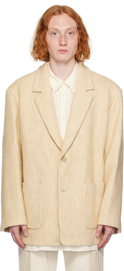 Amomento Beige Oversized Blazer In Neutrals