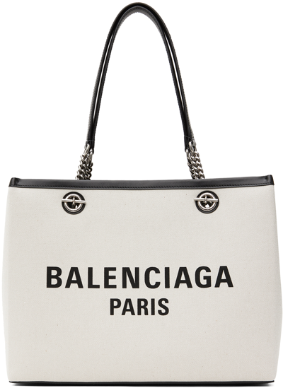 Balenciaga Medium Duty Free Tote Bag In Black
