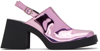 Justine Clenquet Pink Raf Mules In Pink
