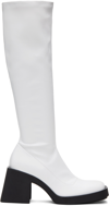 JUSTINE CLENQUET WHITE CHLOË BOOTS