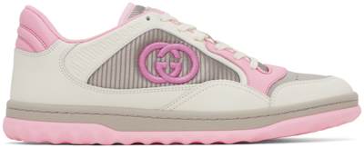 Gucci Mac80 Leather Sneakers In Pink