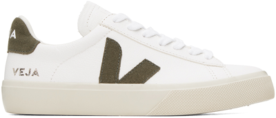 VEJA WHITE & KHAKI CAMPO SNEAKERS