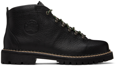 Diemme Tirol Full-grain Leather Hiking Boots In Black