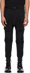 THE VIRIDI-ANNE BLACK BELTED CARGO PANTS