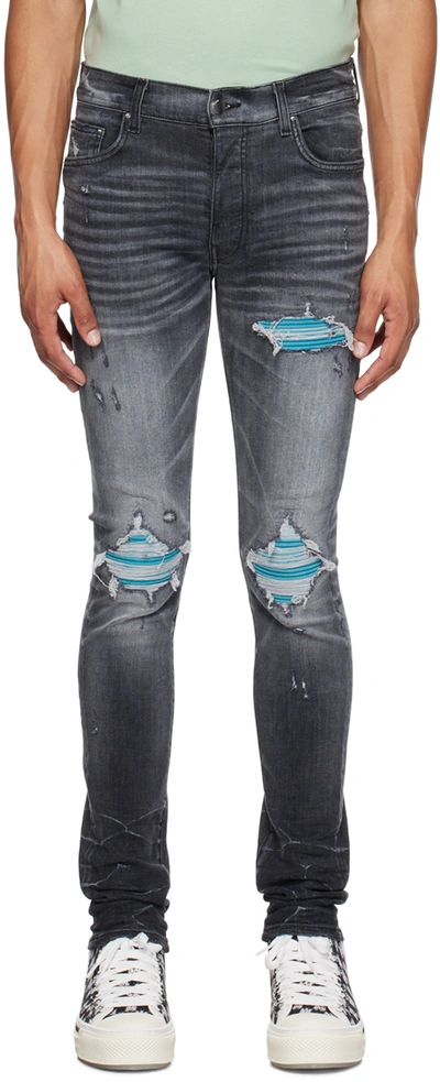 Amiri Gray Mx1 Jeans In Storm Grey | ModeSens