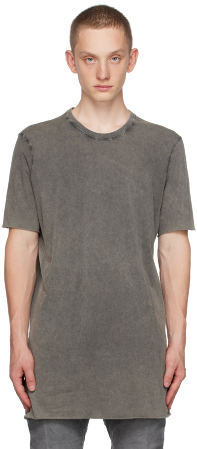 11 By Boris Bidjan Saberi Gray Ts1b T-shirt In Acid Grey