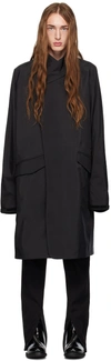 A. A. SPECTRUM BLACK JIANIN COAT