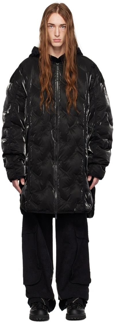 A. A. Spectrum Black Blankers Down Jacket In Black Cloud