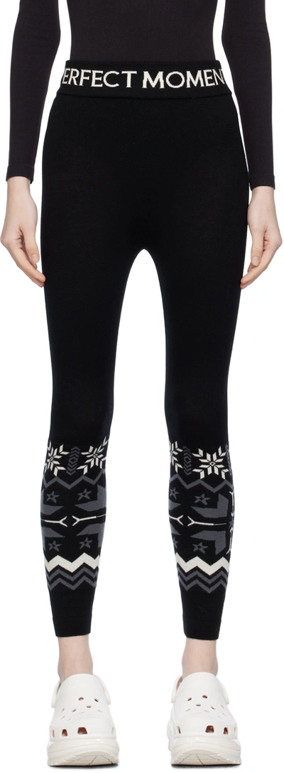 Perfect Moment Black Nordic Legging