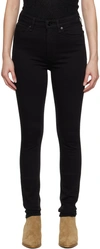 Rag & Bone Black Nina Jeans In Black